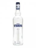 A bottle of Wyborowa Blue Vodka