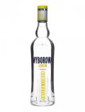 A bottle of Wyborowa Lemon Vodka