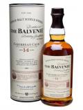 A bottle of Balvenie 14 Year Old / Caribbean Cask Speyside Whisky