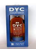 A bottle of DYC 10 year Coleccion Barricas Single Malt