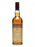 A bottle of Glenmorangie 21 Year Old / Claret Wood Finish Highland Whisky