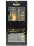 A bottle of Glenfiddich 2 X Miniatures Hip Flask Gift Set 12 Year Old